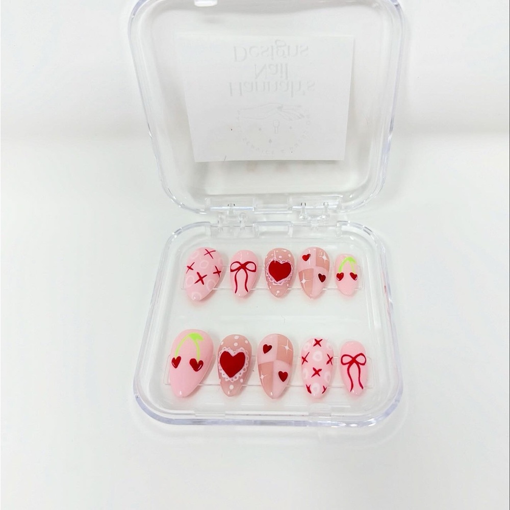 Custom builder gel press ons